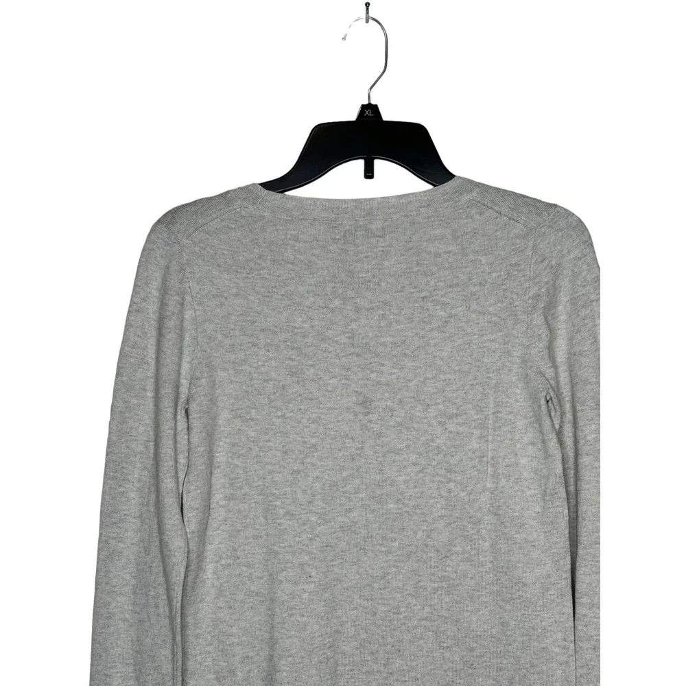 J. Crew Teddie Sweater‎ - Women's Size XS, Gray, Cocktail Logo, 100% Cotton